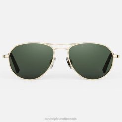 Randolph Thaden Or 23 carats et Agx | Randolph Lunettes France 80BN69 lentille en nylon polarisée