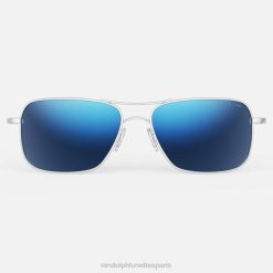 Randolph archer chrome mat et bleu atlantique | Randolph Lunettes De Soleil 80BN82 lentille en nylon