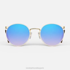 Randolph p3 Or 23 carats et aurores boréales | Randolph Lunettes France 80BN118 lentille en nylon dégradé non polarisée